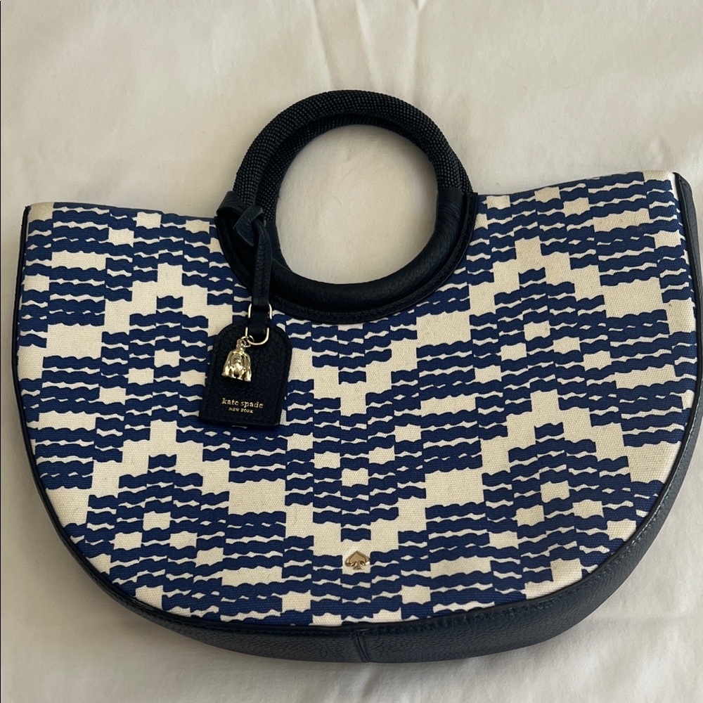 Kate Spade Navy and White Purse